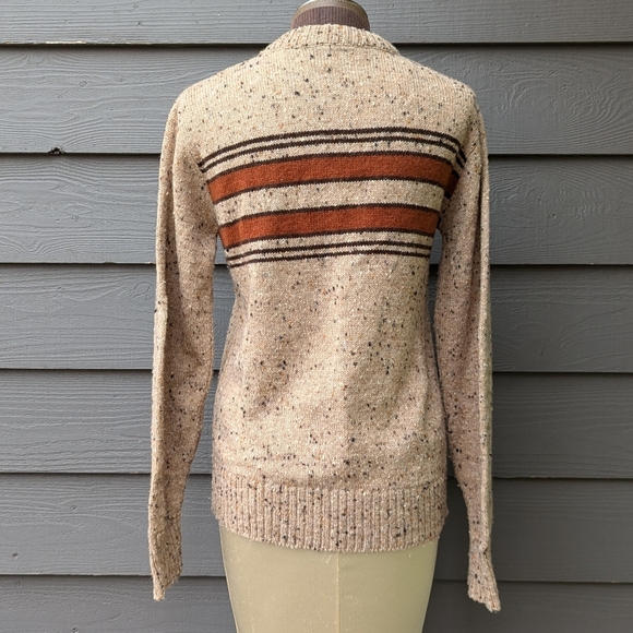 vintage 1970's 1980's CREWNECK PULLOVER SWEATER - Picture 4 of 8